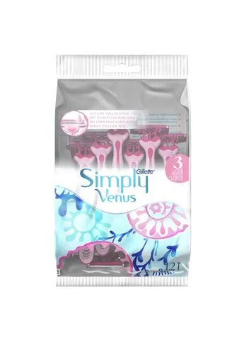 Бритва Simply Venus 3 12 шт. (7702018070732) Gillette (390418876)