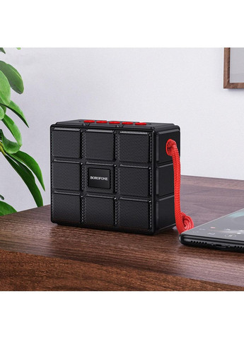 Бездротова колонка. Блютуз коолонка. BR16 Gage sports wireless speaker Black Borofone (369472847)