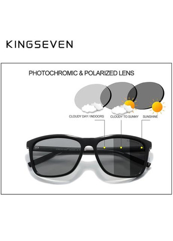 Фотохромные солнцезащитные очки в классической оправе с поляризованными линзами NF7557 DESIGN KINGSEVEN (299332701)