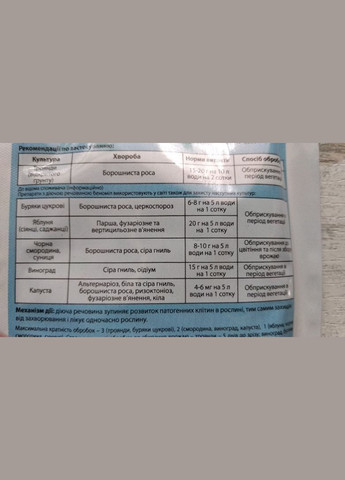 Фундазол, ЗП 10г Системний фунгіцид для захисту від хвороб овочевих, плодових, ягідних культур, Сімейний Сад Семейный Сад (315728518)