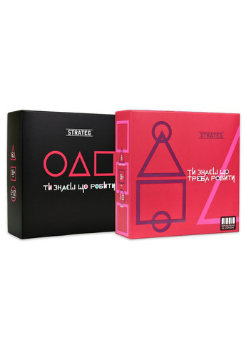 Настольная игра для подростков 16+ Стратег Игра в кальмара карточная для компании 2-12 игроков Strateg (362423123)