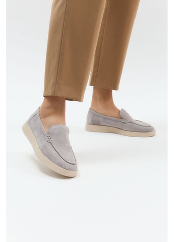 Lonza Туфли 204769 серый з натуральная замша, украина — демисезон (350874922)