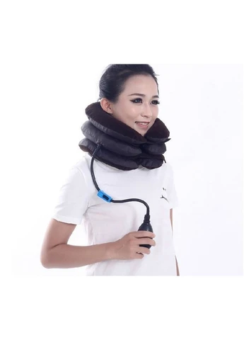 Массажер - воротник для шеи Tractors for cervical spine ∙ Лечебный надувной воротник для разгрузки и массажа шеи Digital (401459297)