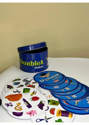 Настільна гра "Дуплет Deluxe" 1038 в металевій коробці Artos Games (363266630)