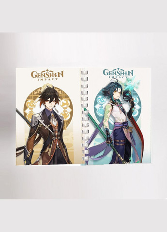 Блокнот Скетчбук Чжун Ли Сяо Геншин удар Genshin Impact (sk0021) No Brand (327004274)