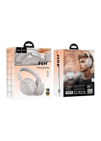 Наушники беспроводные Tone BT headphones W53 BT5.4 46H черные Hoco (368903854)