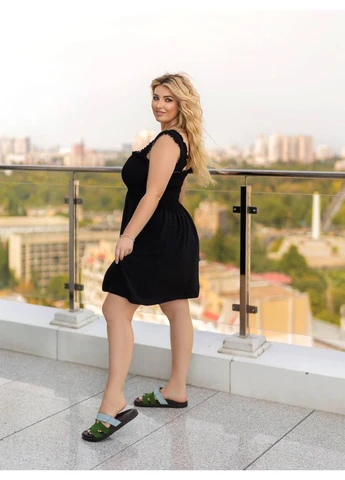 Летний женский сарафан женский повседневный Dress Code однотонный