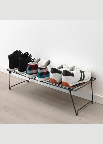 Полиця для взуття ІКЕА GREJIG 58х27х17 см сірий (40329868) IKEA (267901300)
