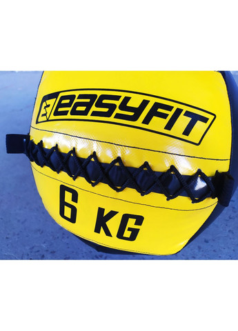 Медичний м'яч Wall Ball (медбол, волболл) 6 кг EasyFit (362441009)