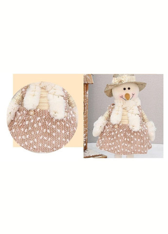 Великий різдвяний Сніговик Дівчинка на телескопічних ніжках No Brand (315355260)