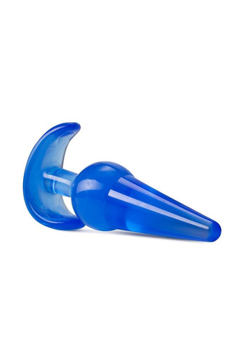 Анальна пробка конічної форми із стопером b yours синя Blush (327873395)