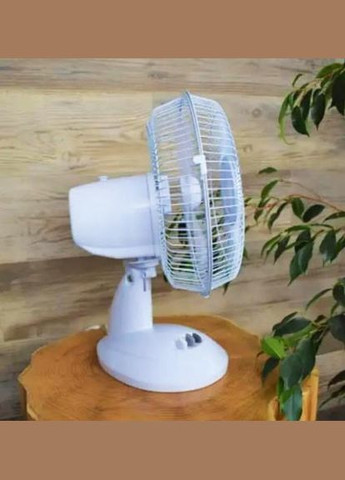Вентилятор настільний MS-1624 безшумний 3 швидкості 23 Вт Білий Domotec (297331526)
