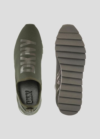Зеленые демисезонные кроссовки DKNY ABBI - SLIP ON SNEAK