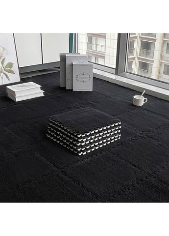 М'яке підлогове покриття килимок-пазл 30*30 см чорний (NR0284_5) No Brand (372126391)