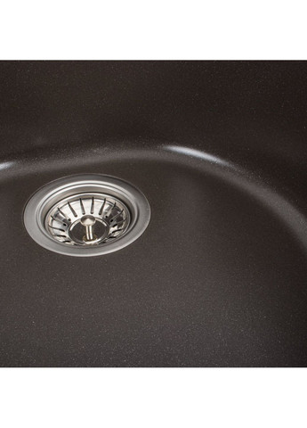 Гранитная мойка для кухни LUNA 510 матовая Темная скала Valeso (358059889)