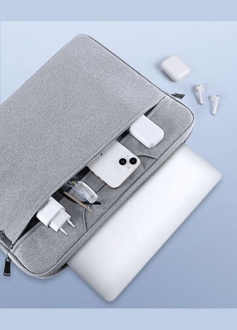 Чехол сумка LBTC Series для ноутбука 14-15.4" 28*39 см Light Gray Dux Ducis (324234554)