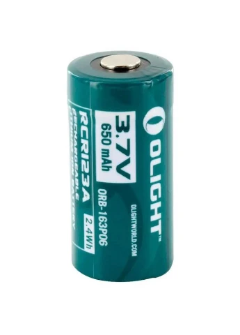 Аккумуляторная батарея RCR123 (16340) 650 mAh Olight (389434311)
