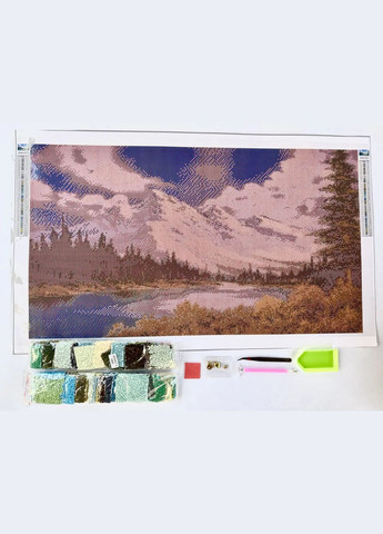 Алмазная мозаика Снежные Альпы 40х70 см SS805 ColorArt (291021235)