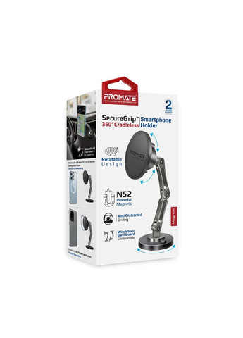 Тримач автомобільний Magnus Black Promate (336956934)
