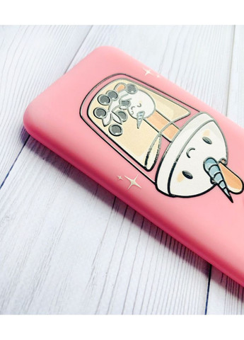 Матовый чехол на Xiaomi Redmi Note 9 Pro / Note 9S / Note 9 Pro Max дизайн Коктейль Единорог принт 96 Creative (359482240)