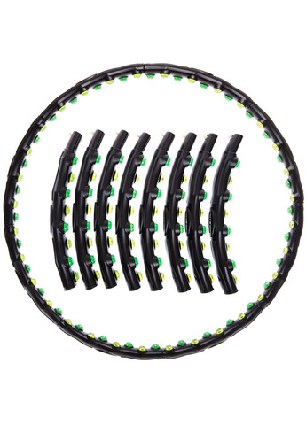 Обруч массажный Хула Хуп Hula Hoop DOUBLE GRACE MAGNETIC (пластик, 1,35кг, 8 секций с магнитами, d-97см) (JS-6002) SP-Planeta (361437191)