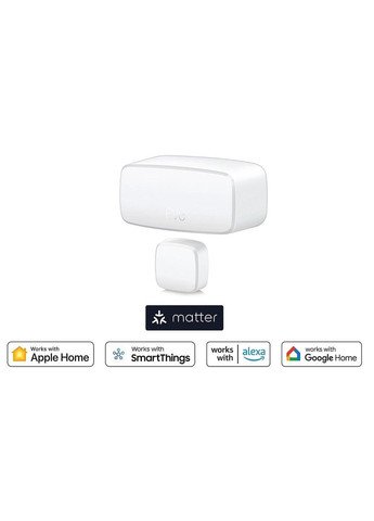 Датчики відкриття дверей і вікон Elgato Door and Window (Matter) Thread, Apple HomeKit, Alexa, Google Home, SmartThings Eve (371763950)