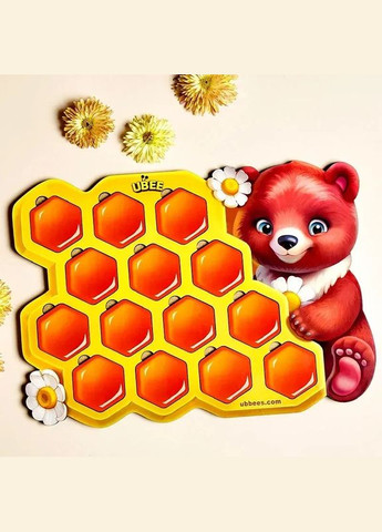 Дитячий пазл сортер "Меморі стільники" (ПСД277) PSD277 Ubumblebees (363126113)