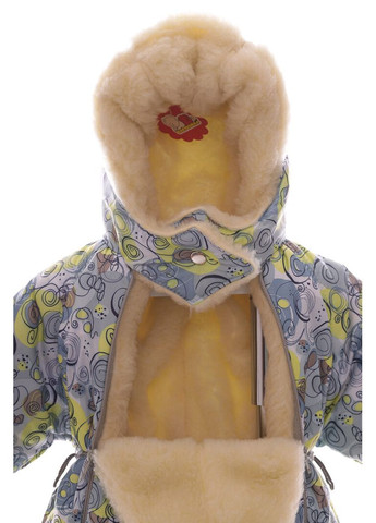 Комбинезон Трансформер на меху галактика серый 86 см (50738) BABYKROHA (315423960)