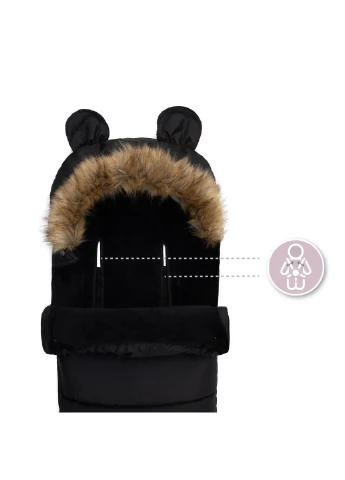 Оригинал! Конверт для коляски COZY Black MoMi (397581853)