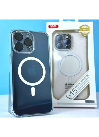 Чехол XO Magnetic Clear case для Apple 15 PRO with MagSafe защита камеры магнитная No Brand (370269477)
