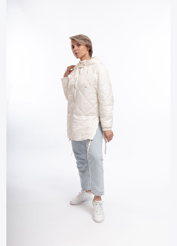 Молочная демисезонная куртка молочный демисезон повседневный Alberto Bini