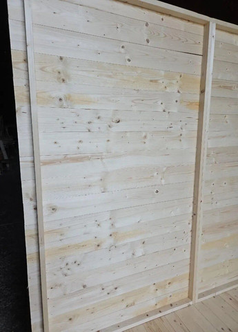 Хозблок из дерева с угловым входом 4.2х2м (4.5х2.3м) No Brand (324804120)