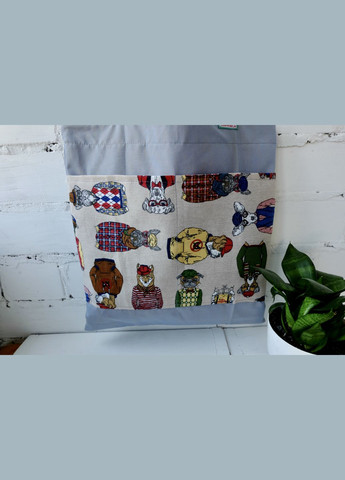 Эко сумка с собаками, эко сумка с карманом шопер City dog No Brand (329888977)