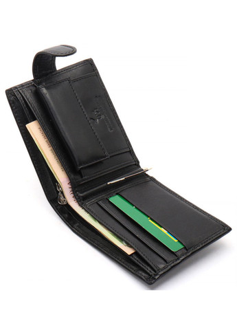 Чорне шкіряне чоловіче портмоне із затискачем для грошей MC-2006H-1 Marco Coverna (341309597)