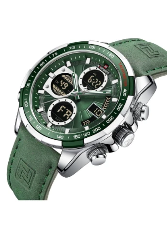 Наручные часы мужские Fly ArmyGreen Серебристый (2743) Naviforce (387623169)