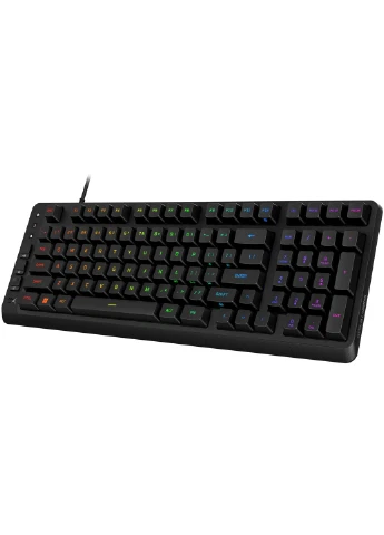 Клавіатура мембранна компактна 99 клавіш USB-A RGB чорна HyperX (388419932)