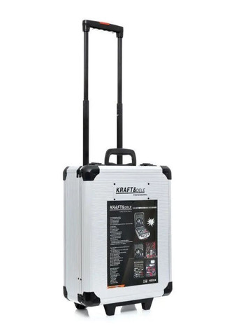 Великий універсальний набір інструментів для дому Kraft&Dele 188шт в валізі Ключі для авто Срібний No Brand (358516734)