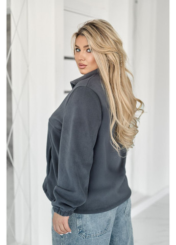 Флісова жіноча кофта на блискавці Fashion (370642863)