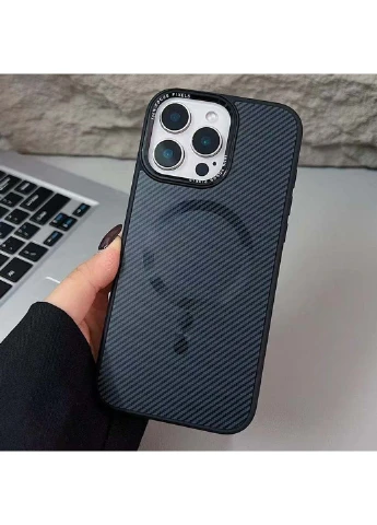 Чехол TPU+PC Carbon Mirage with MagSafe для Apple iPhone 16 Pro Black No Brand (382773435)