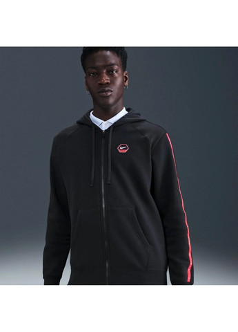 Толстовка чоловіча Nsw Cs Hoody Flc Bb Black Nike (365962020)