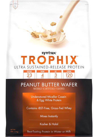 Протеин Trophix 2270 g (Peanut butter) Syntrax (291848503)