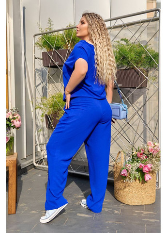 Жіночий костюм двійка колір електрик New Trend (304648006)