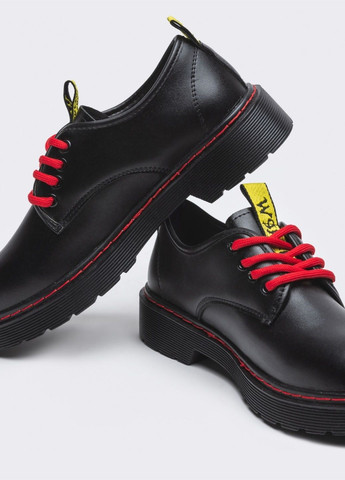 Dressa туфлі зі штучного матеріалу на товстій підошві чорний з, україна — демісезон (331643855)