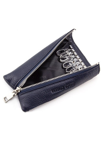 Синя шкіряна ключниця 017-5 Marco Coverna (303831619)