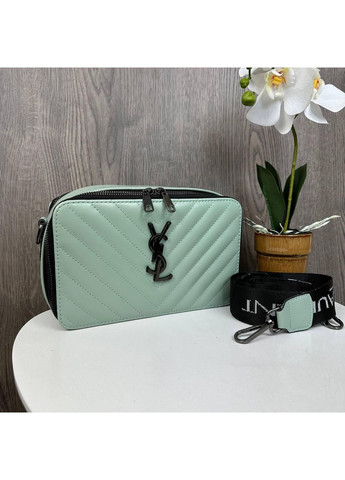 Жіноча сумка на плече еко-шкіра сірого кольору класична з брелоком ProDobro (363136267)