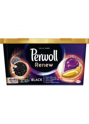 Засіб для прання Perwoll renew black для темних та чорних речей 12 шт. (268141422)