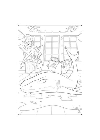 Розмальовка Посіпаки "Посіпаки-пірати" 1433003 з наліпками Ranok Creative (367972187)