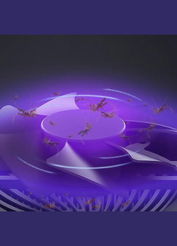 Ловушки для мух, комаров Foccar с LEDподсветкой, 360° вентилятор, USB, для дома No Brand (300657681)