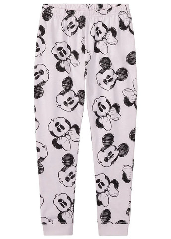 Светло-лиловая всесезон хлопковая пижама (лонгслив, брюки) лонгслив + брюки Disney