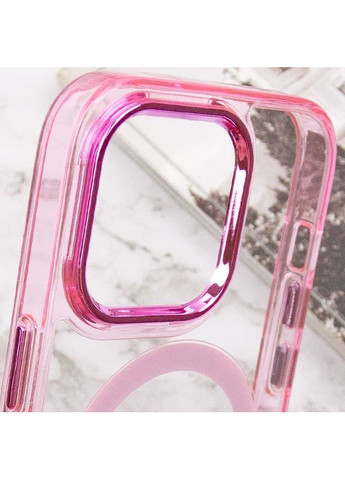 Чохол TPU Iris з MagSafe для Apple iPhone 13 Pro (6.1") Світло рожевий Epik (372972225)